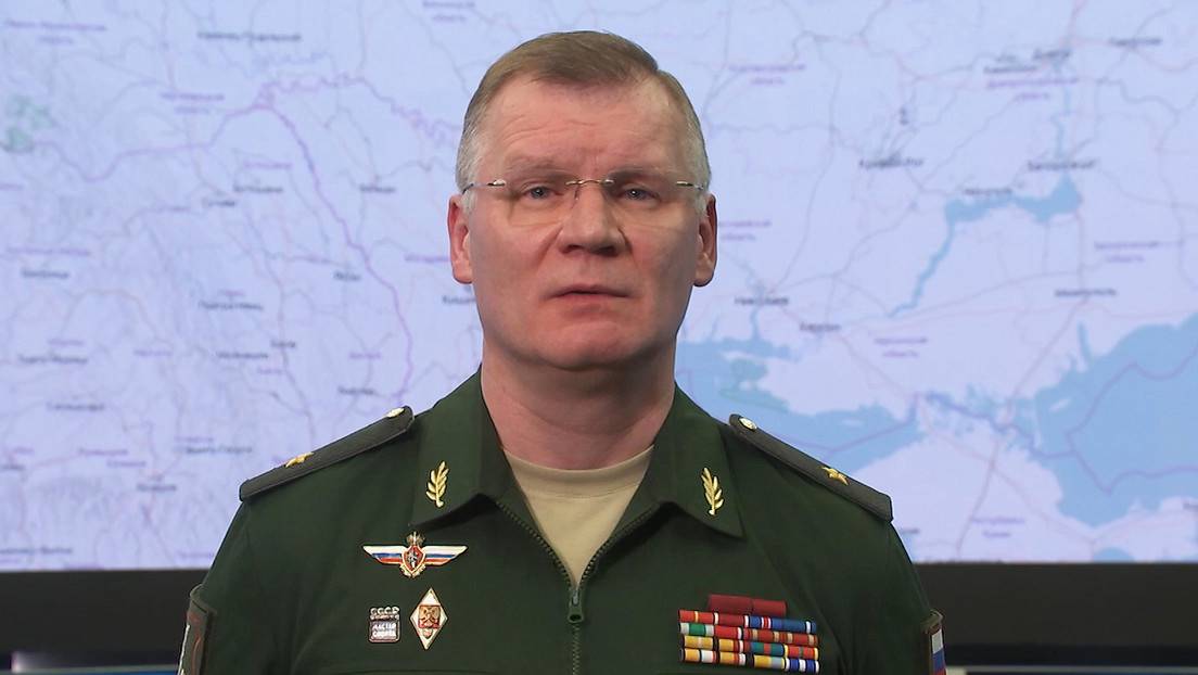 El portavoz del Ministerio de Defensa de Rusia, Ígor Konashénkov