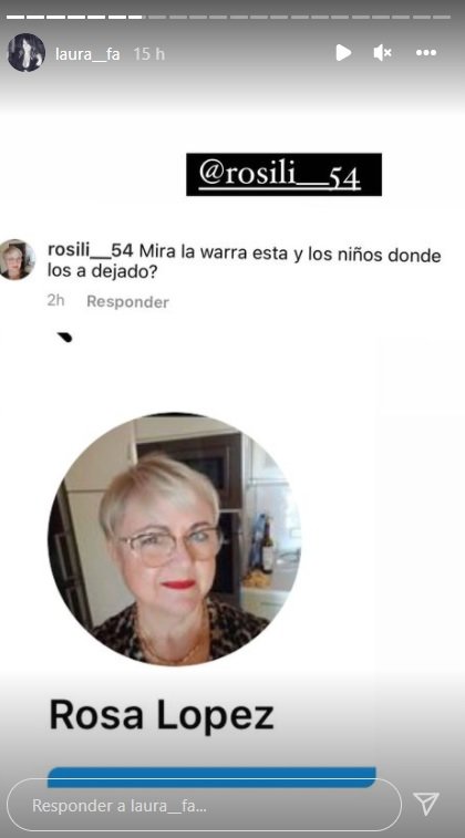 laura fa comentari dona fills instagram