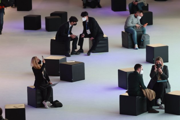 MWC 22 primer dia mobile fira Barcelona presentación, inauguración ambiente - Sergi Alcàzar