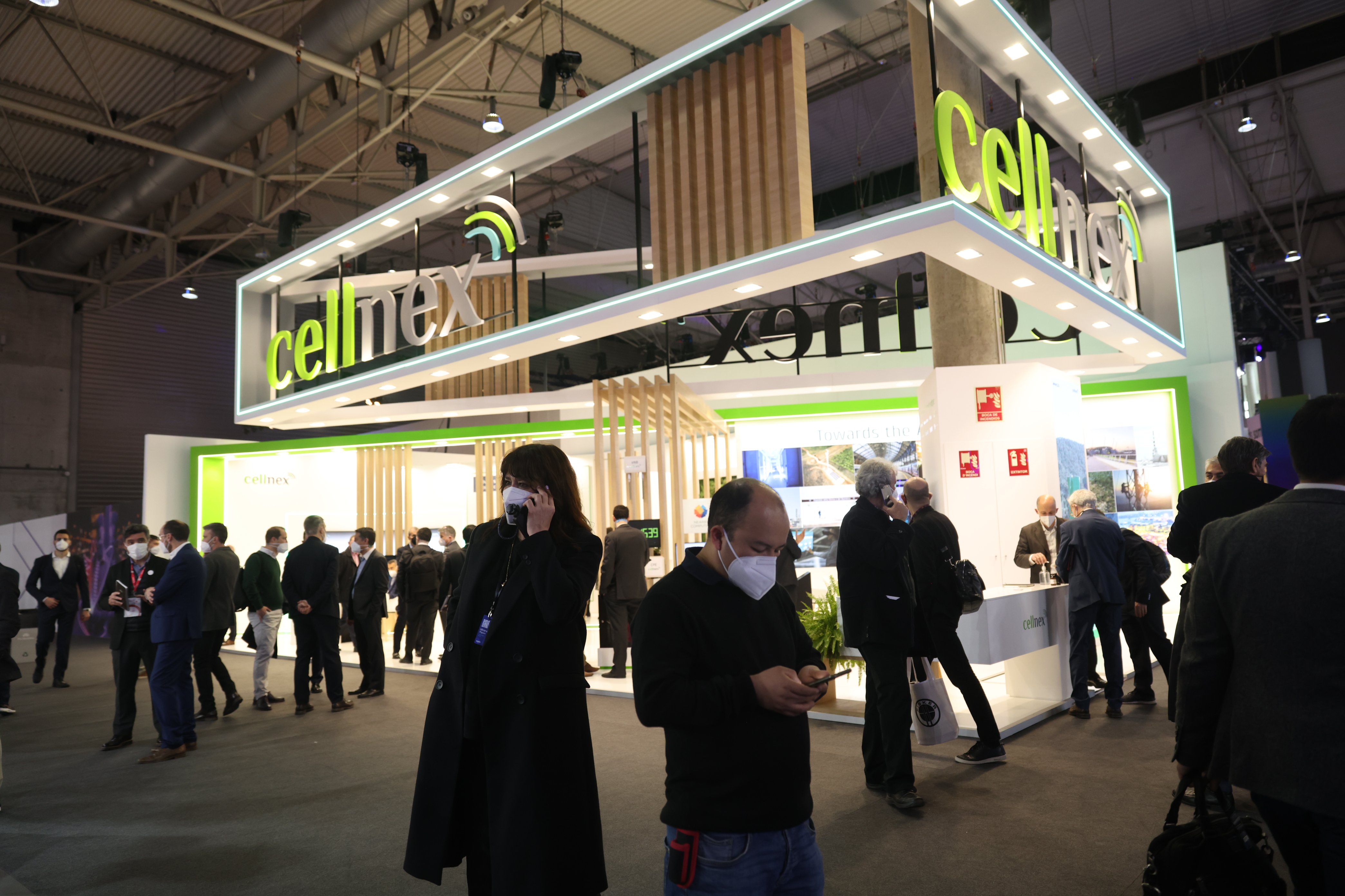 Cellnex presenta su nueva torre de telecomunicaciones en el MWC