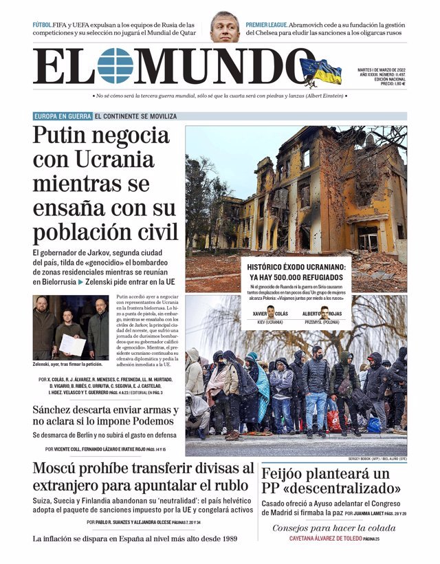 MUNDO 1 marzo MUNDO 1 marzo