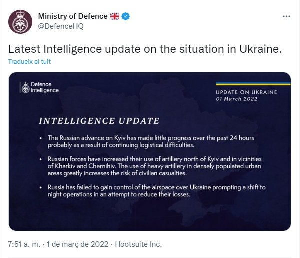 TUIT Ministery of Defense UK Ucrania