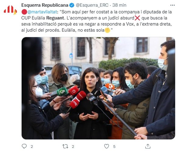 TUIT ERC vilalta madrid reguant