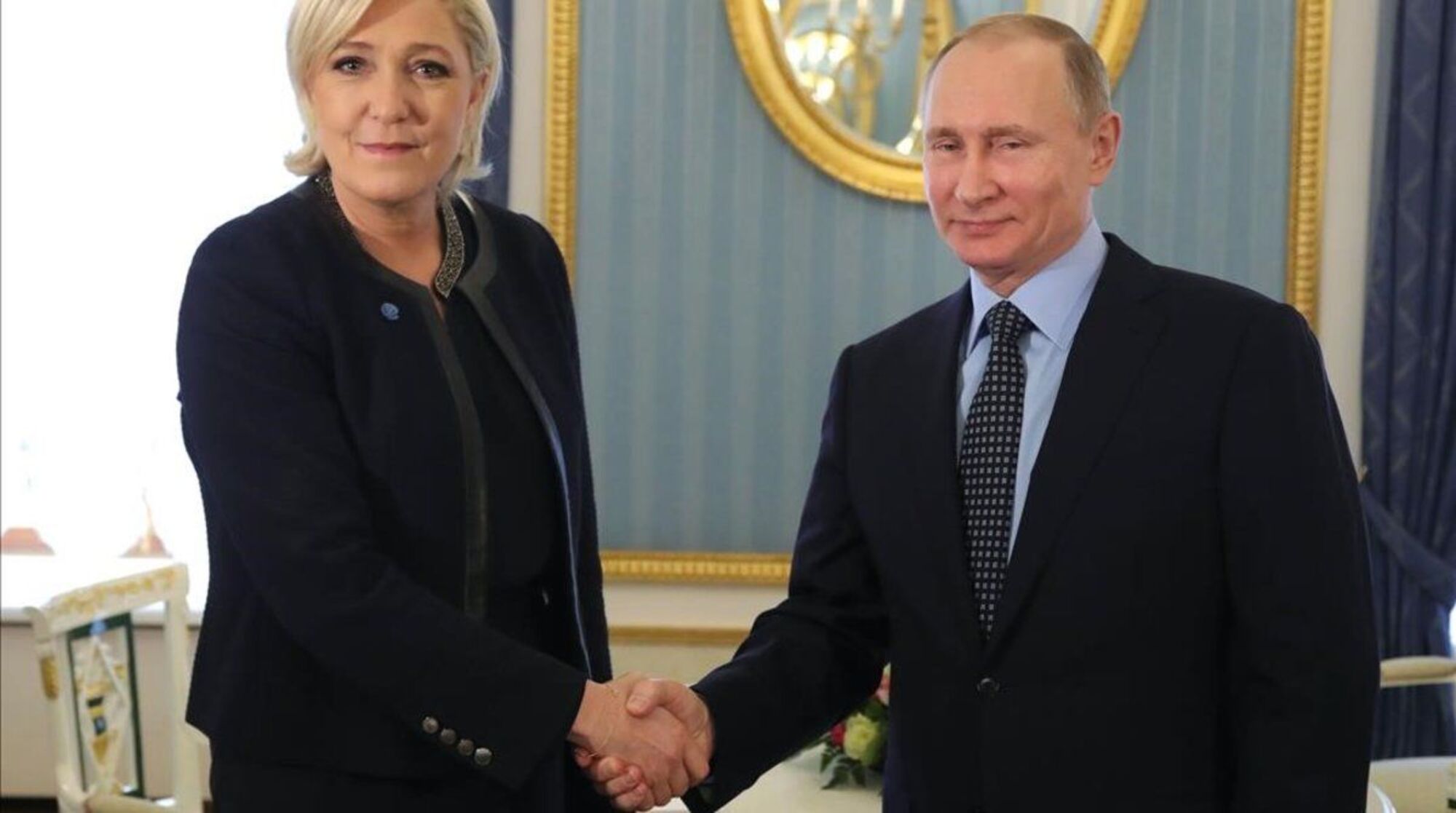 Un millón de folletos de Le Pen, a la basura por culpa de Putin