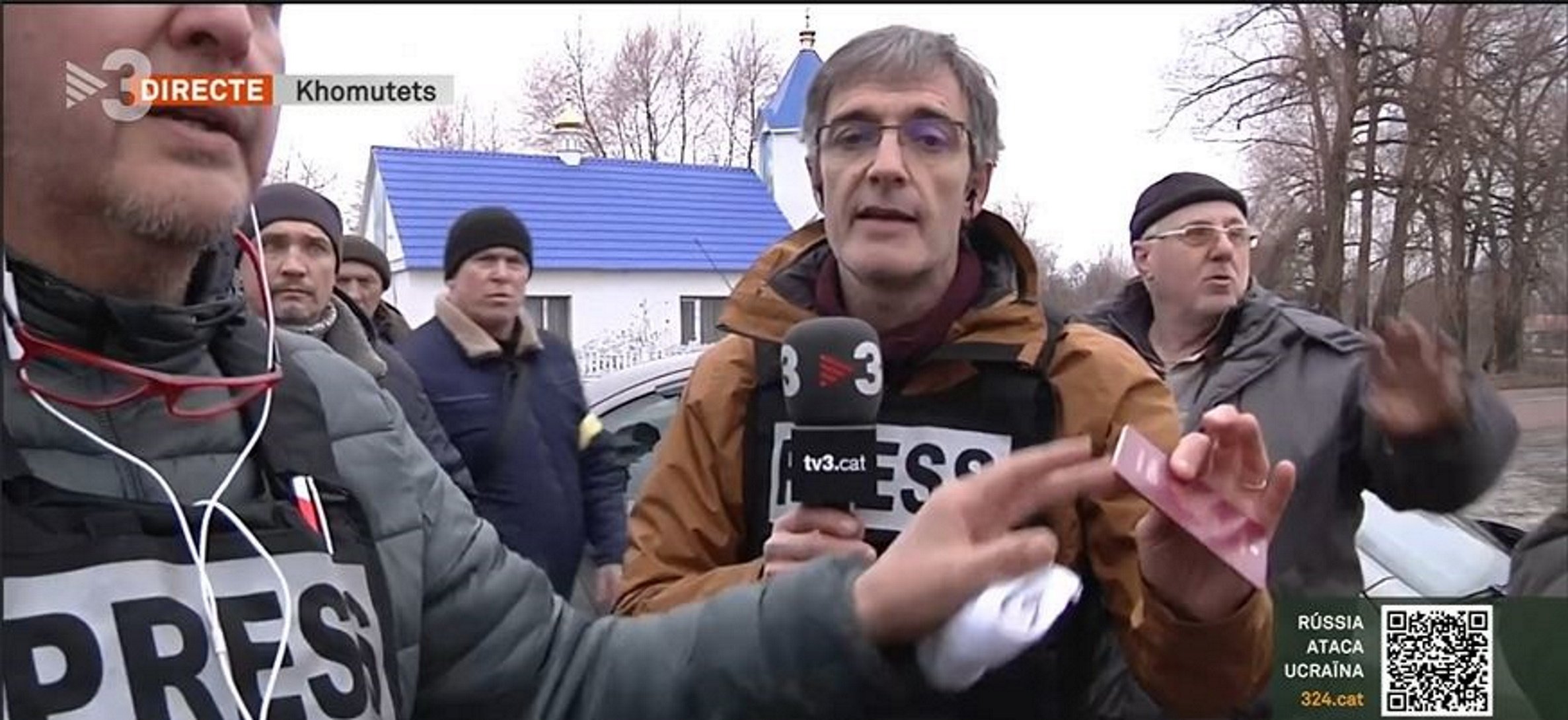 Ucrania: Obligan a cortar la conexión en directo al enviado de TV3 Lluís Caelles