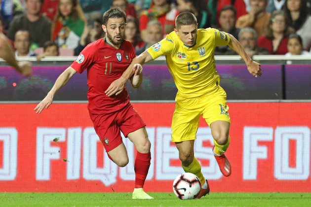 mykolenko bernanrdo silva ucrania portugal europa press