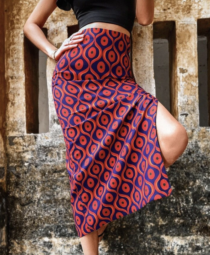 falda estampado 