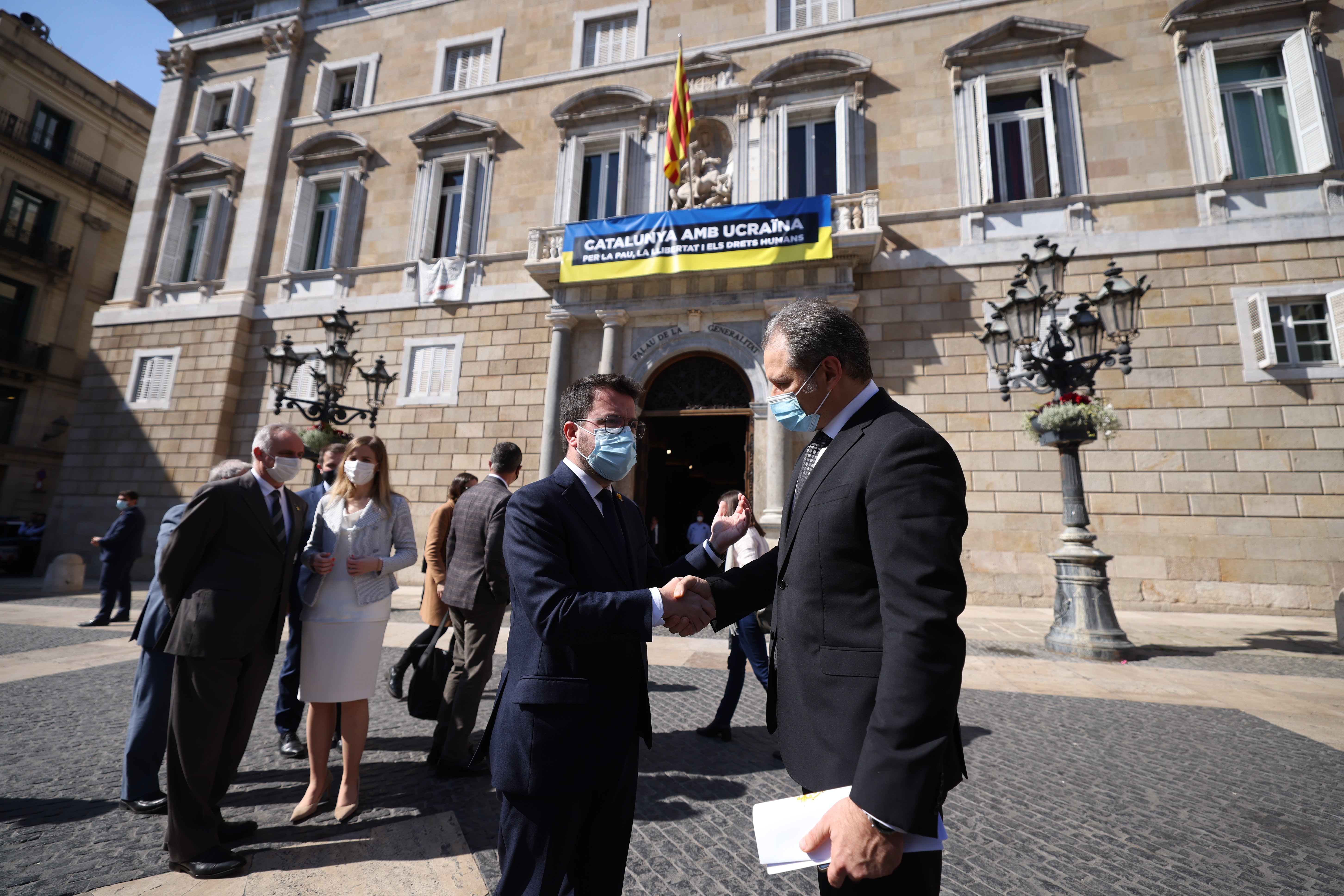 Suport del Govern a Ucraïna: "Catalunya tornarà a mostrar que és terra d'acollida"