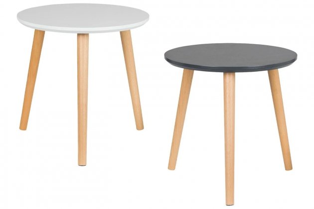 Mesa auxiliar madera maciza pequeña2
