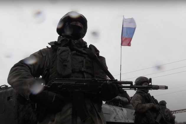 Checkpoint ruso en Luhansk, conflicto Ucrania Rusia Efe