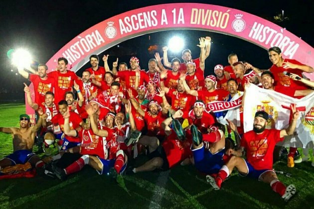 Girona celebración ascenso Girona FC Girona celebración ascenso Girona FC