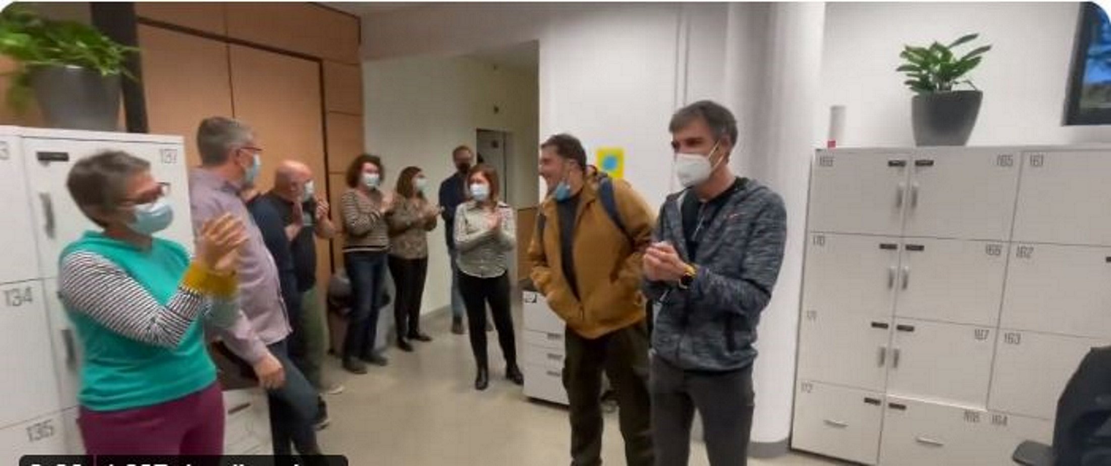 VÍDEO | El gran recibimiento a Lluís Caelles en TV3 al volver de Ucrania