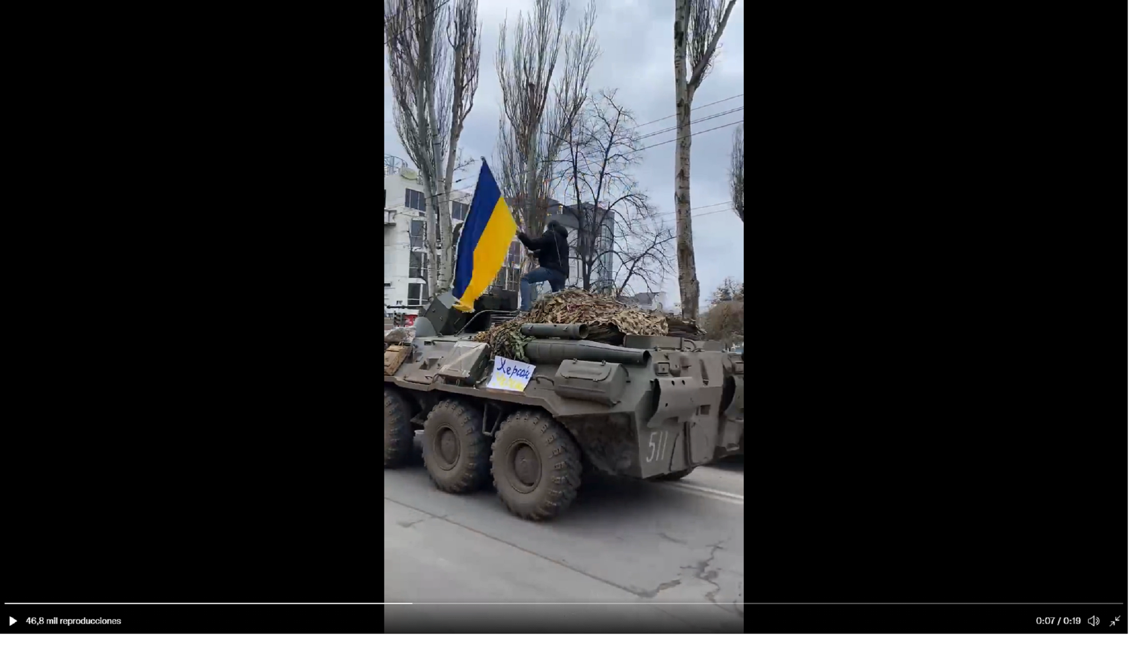 VÍDEO | Revolta ucraïnesa a Kherson, ciutat ocupada pels russos
