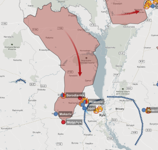 captura mapa dia 9 kiev kyiv guerra rusia ucrania   militaryland.net