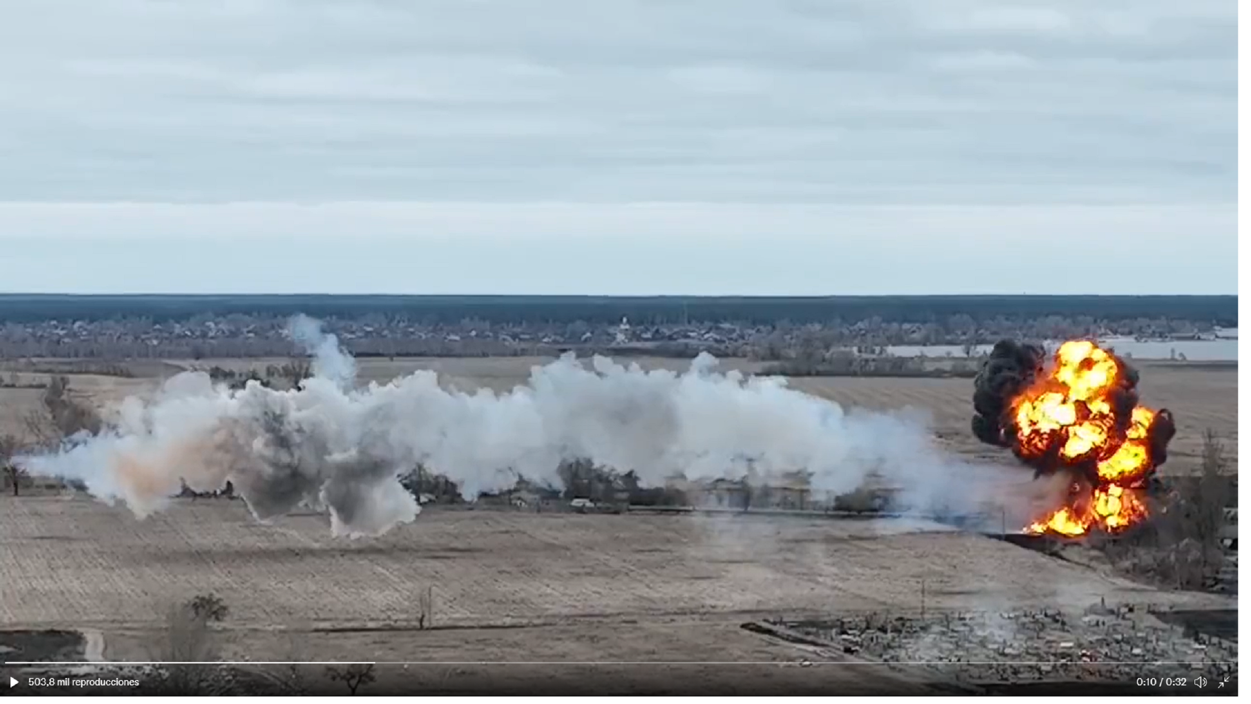 VÍDEO | Un helicòpter rus és abatut per un míssil ucraïnès