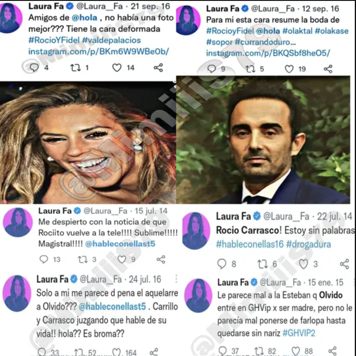 tweet Laura fa