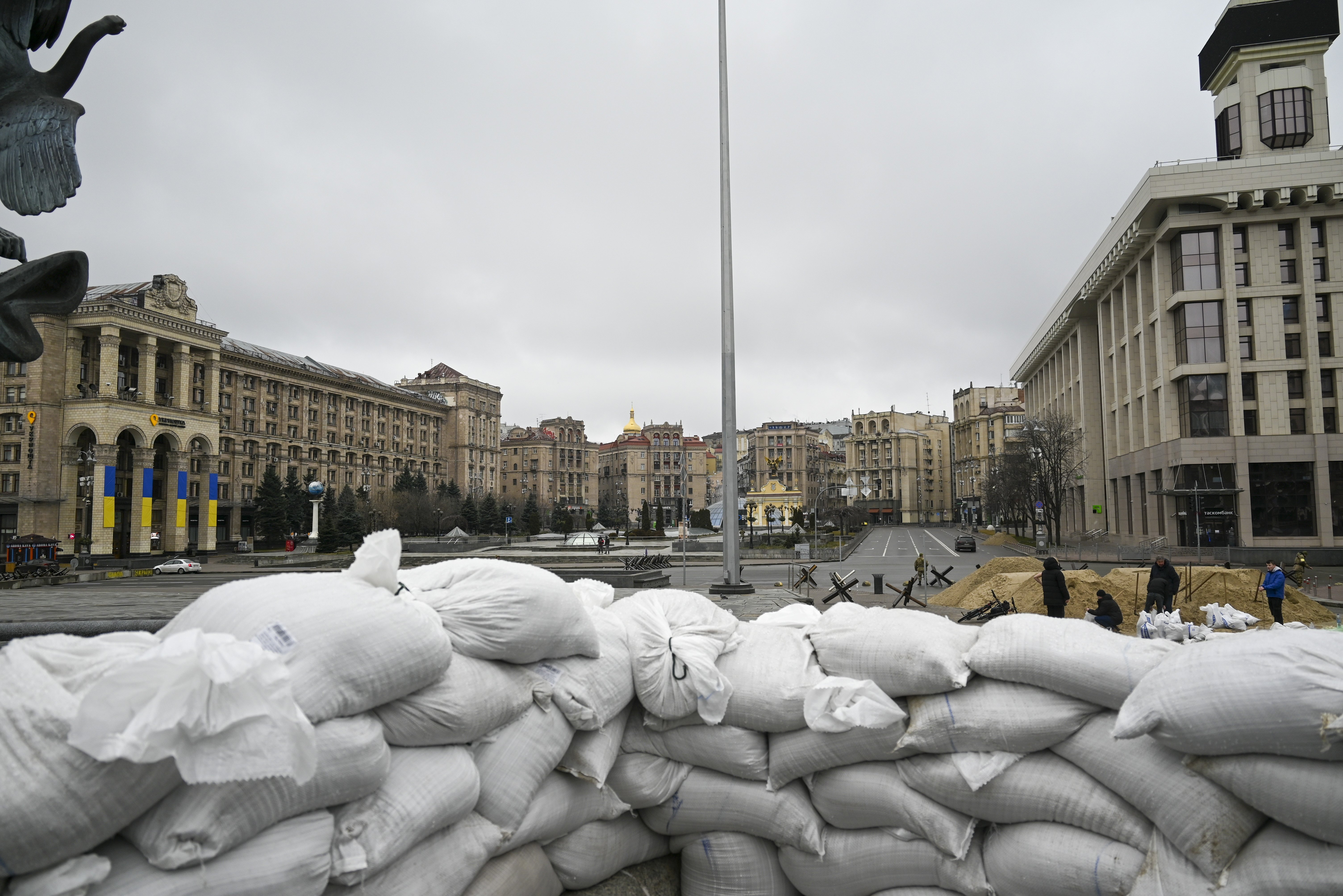 kyiv kiev plaça independència ucraïnesa guerra invasion rusia efe