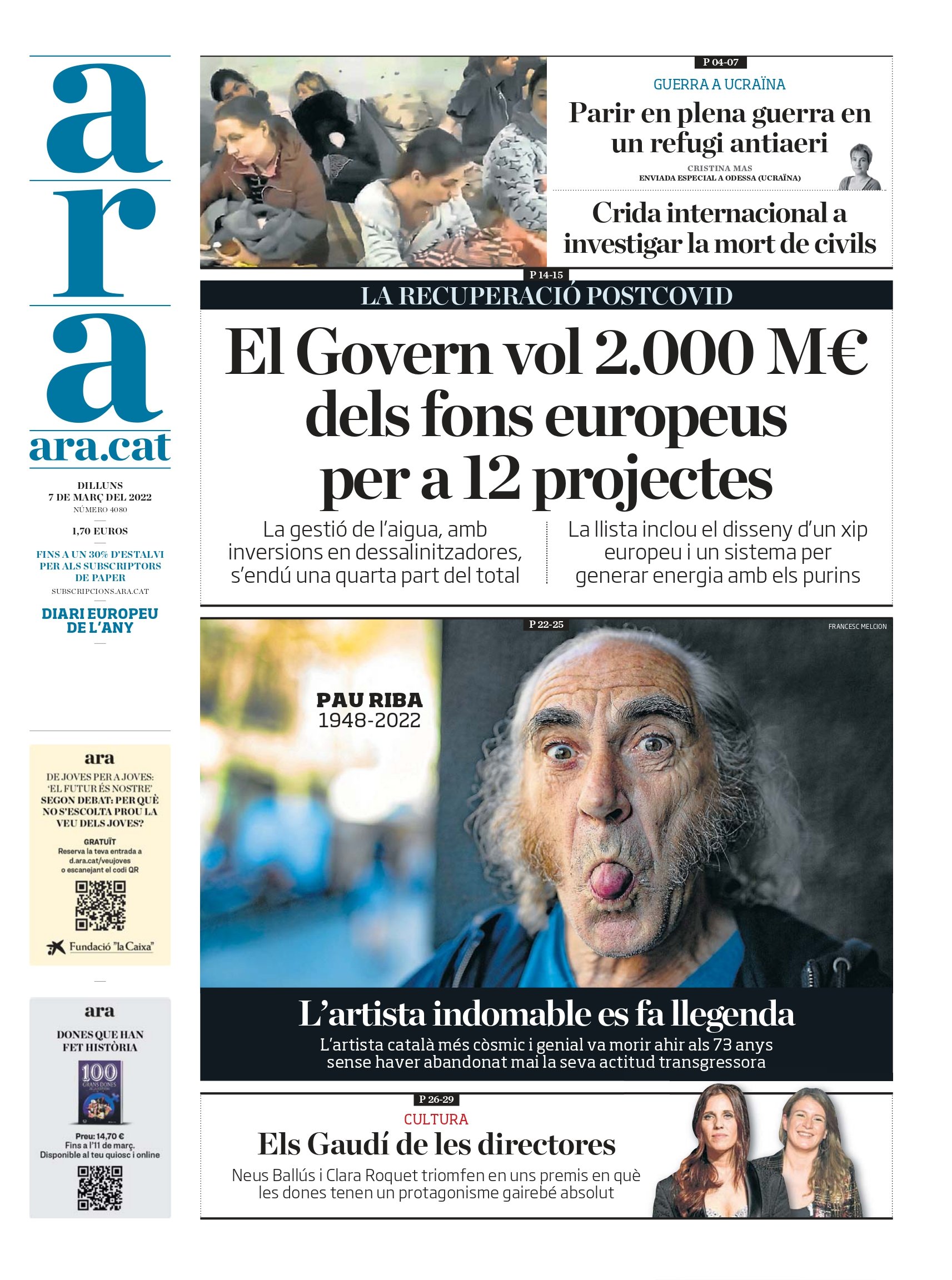 ARA 7 marzo ARA 7 marzo