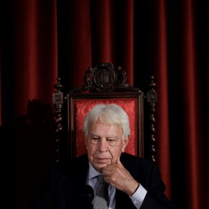 Felipe González, contra la reforma de la sedició: "L'1-O no encaixa amb desordres públics"