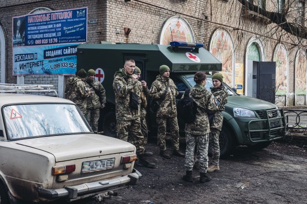 EuropaPress soldados ejercito ucraniano ucranianas donetsk