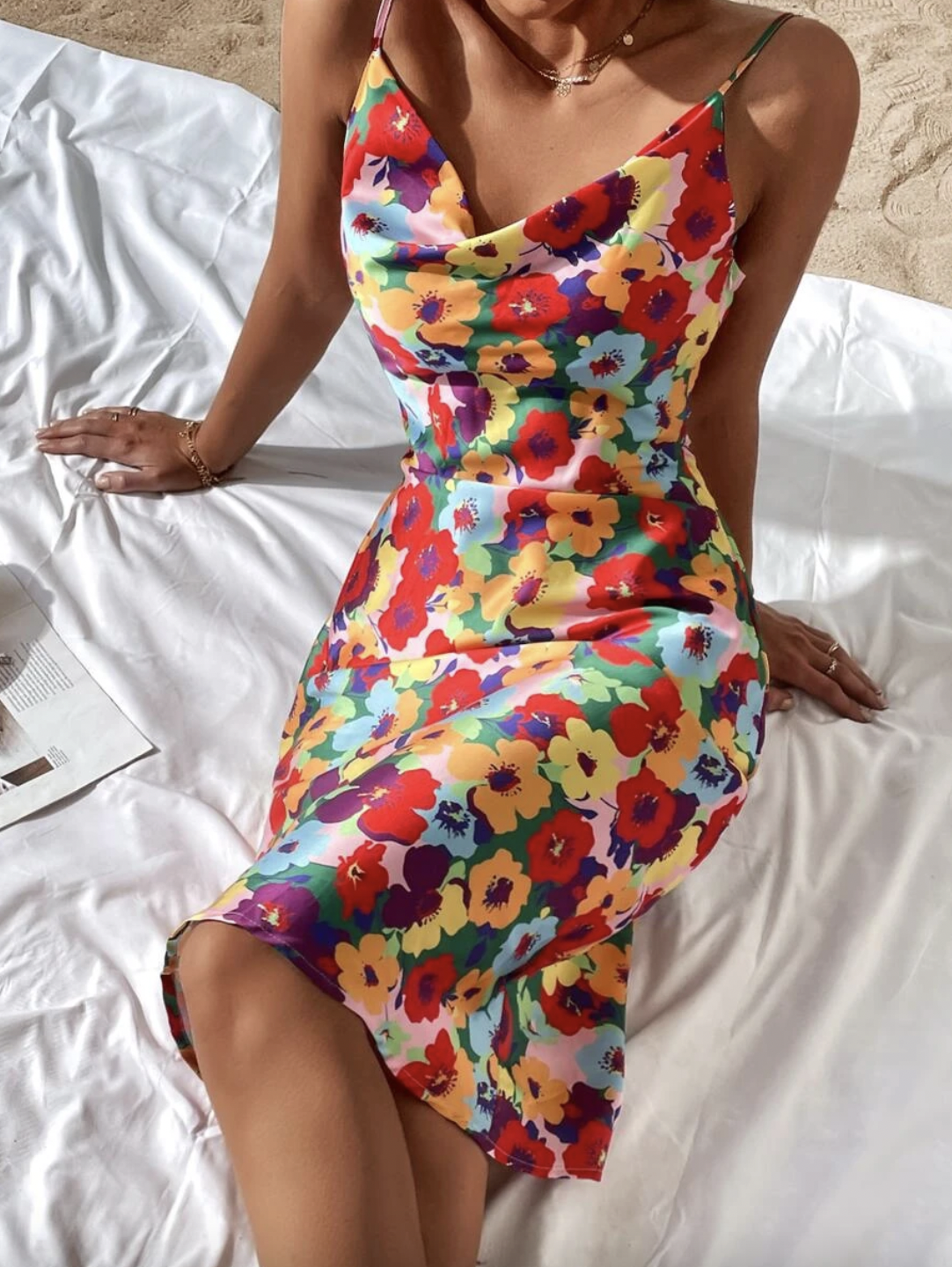 vestit estampat flors 