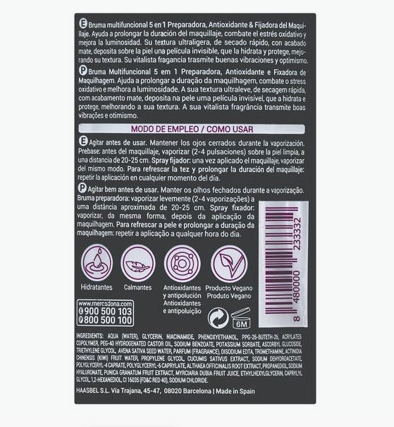 Mercadona tiene un nuevo spray que prolonga la duración del maquillaje Mercadona tiene un nuevo spray que prolonga la duración del maquillaje