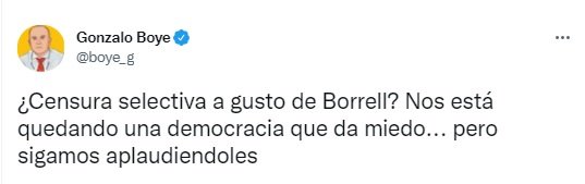 TUIT boye contra Borell