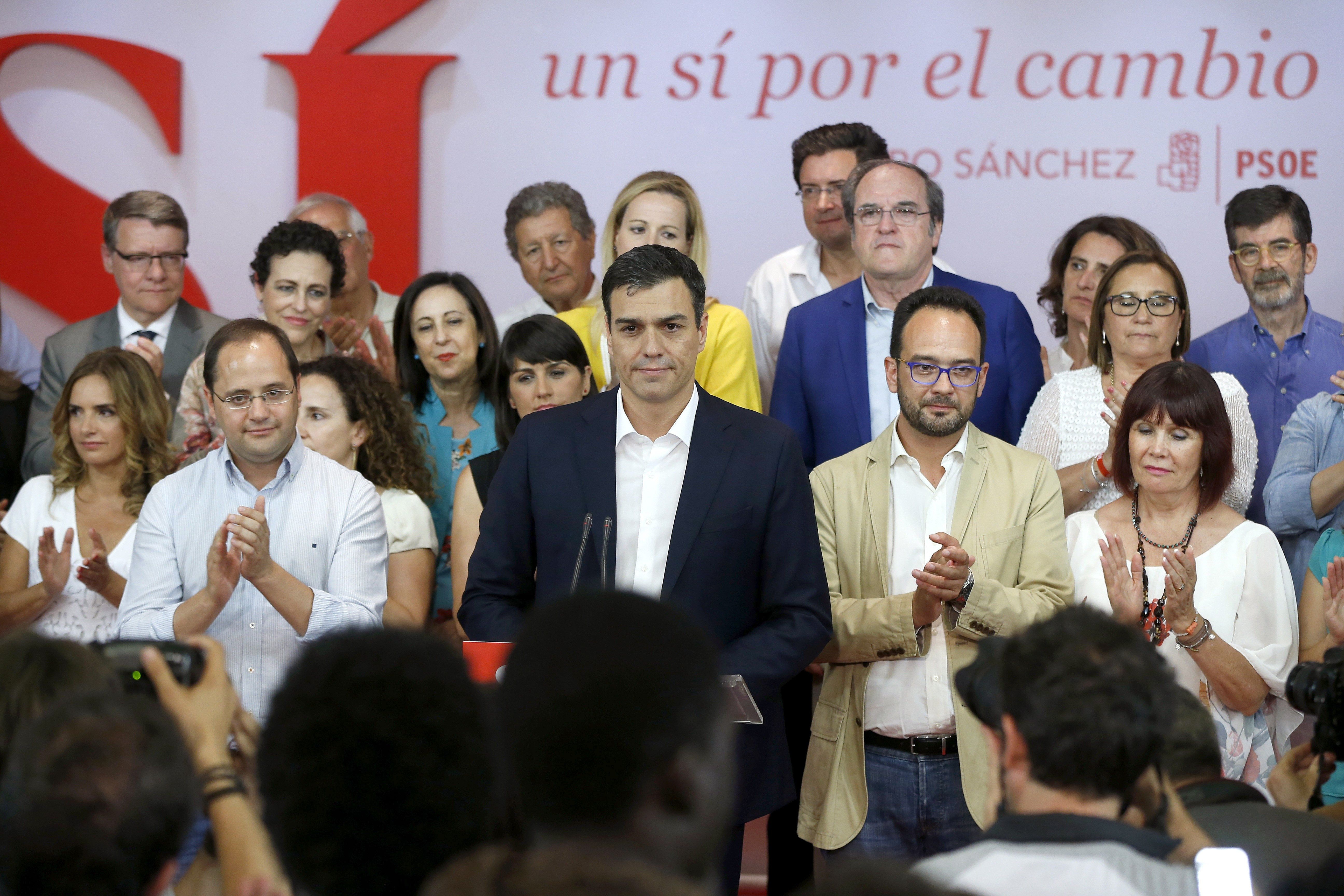 Pedro Sánchez reivindica que el PSOE és la veu de l'esquerra