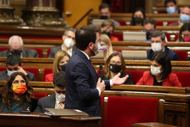 President de la Generalitat, Pere Aragonès, Parlament ple sessió de control - Montse Giralt President de la Generalitat, Pere Aragonès, Parlament ple sessió de control - Montse Giralt