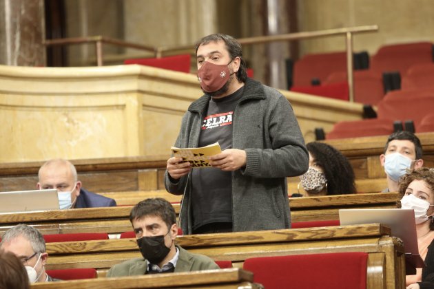 Dani Cornellà Detrell CUP parlament, sessió de control - Montse Giralt