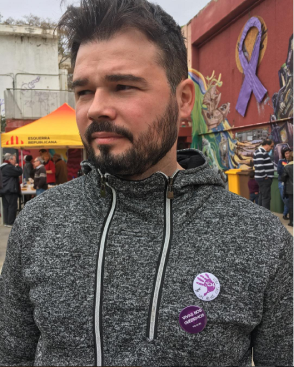 El tuit de Rufián sobre los comuns