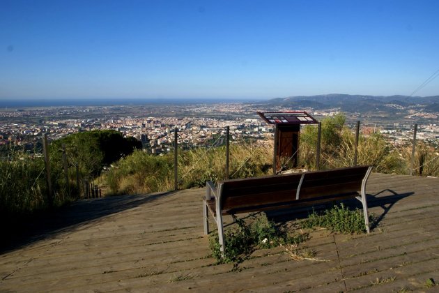 mirador bateries sant pere martir foto parc natural collserola mirador bateries sant pere martir foto parc natural collserola