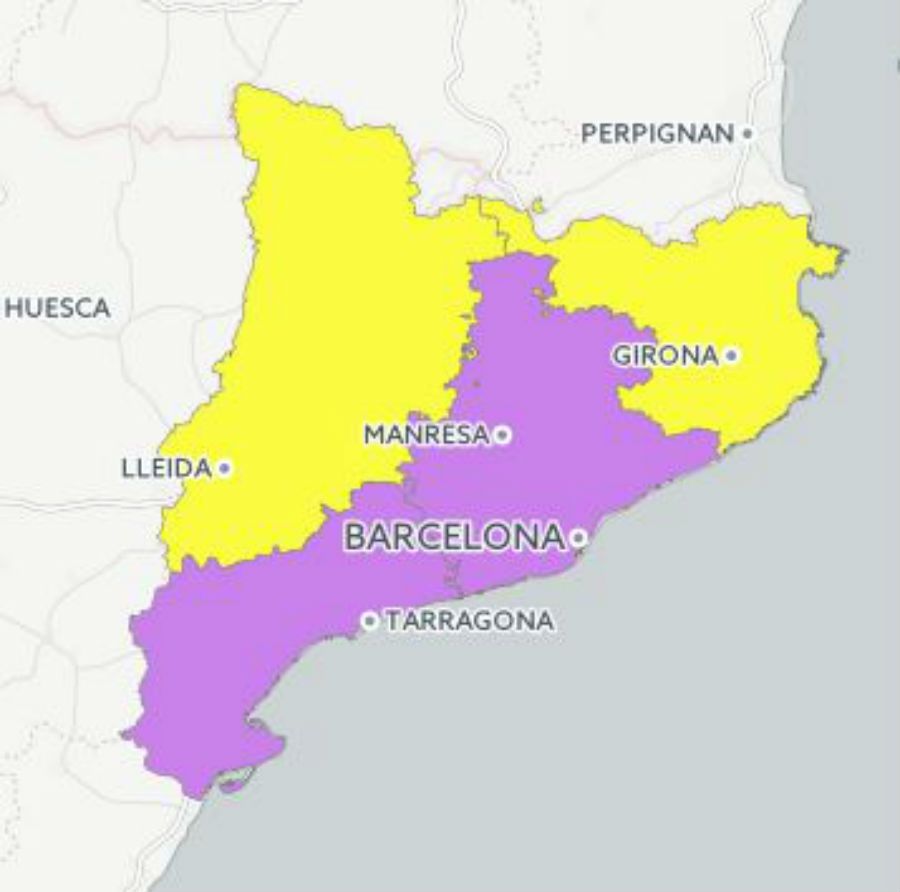 MAPA: El voto del 26-J en las cuatro circunscripciones catalanas MAPA: El voto del 26-J en las cuatro circunscripciones catalanas