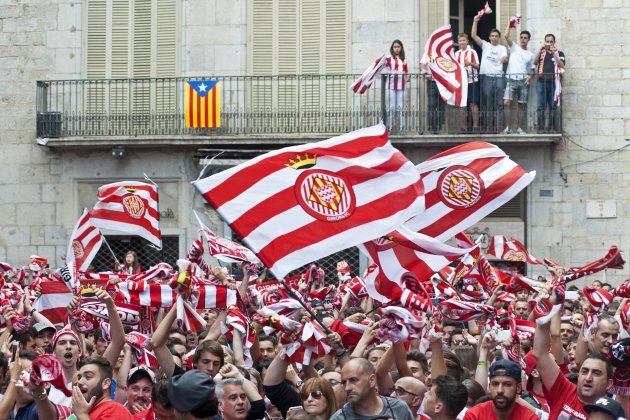 Girona celebració ascens   EFE