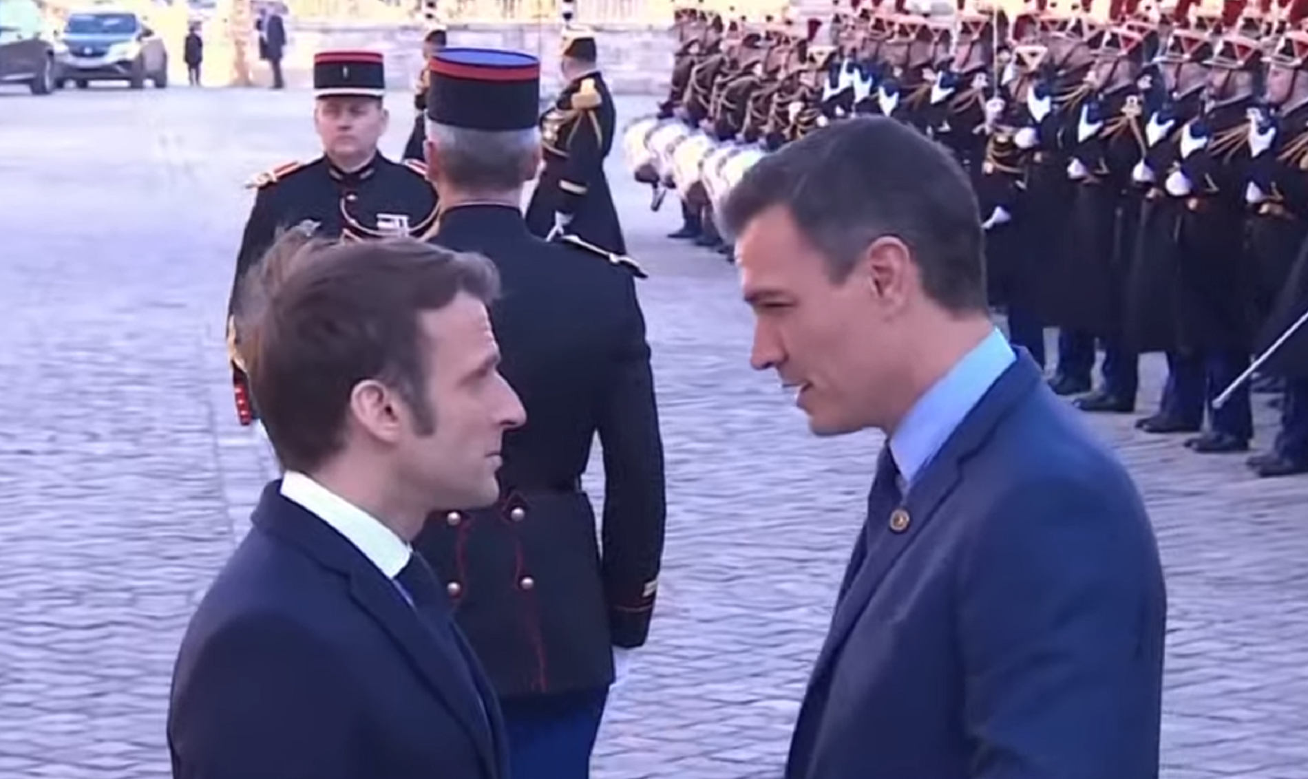captura macron sanchez cumbre versalles guerra ucrania