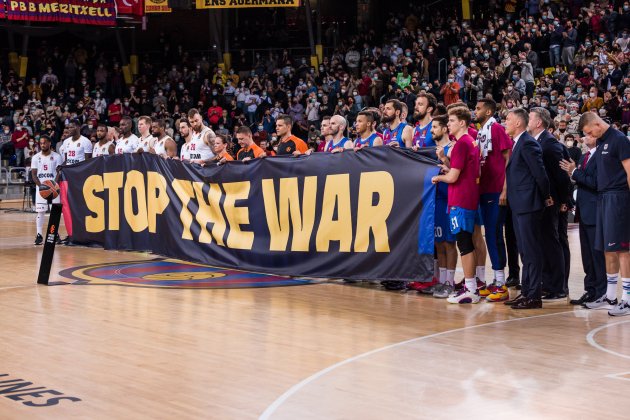 barca bàsquet monaco eurolliga stop the war europa press