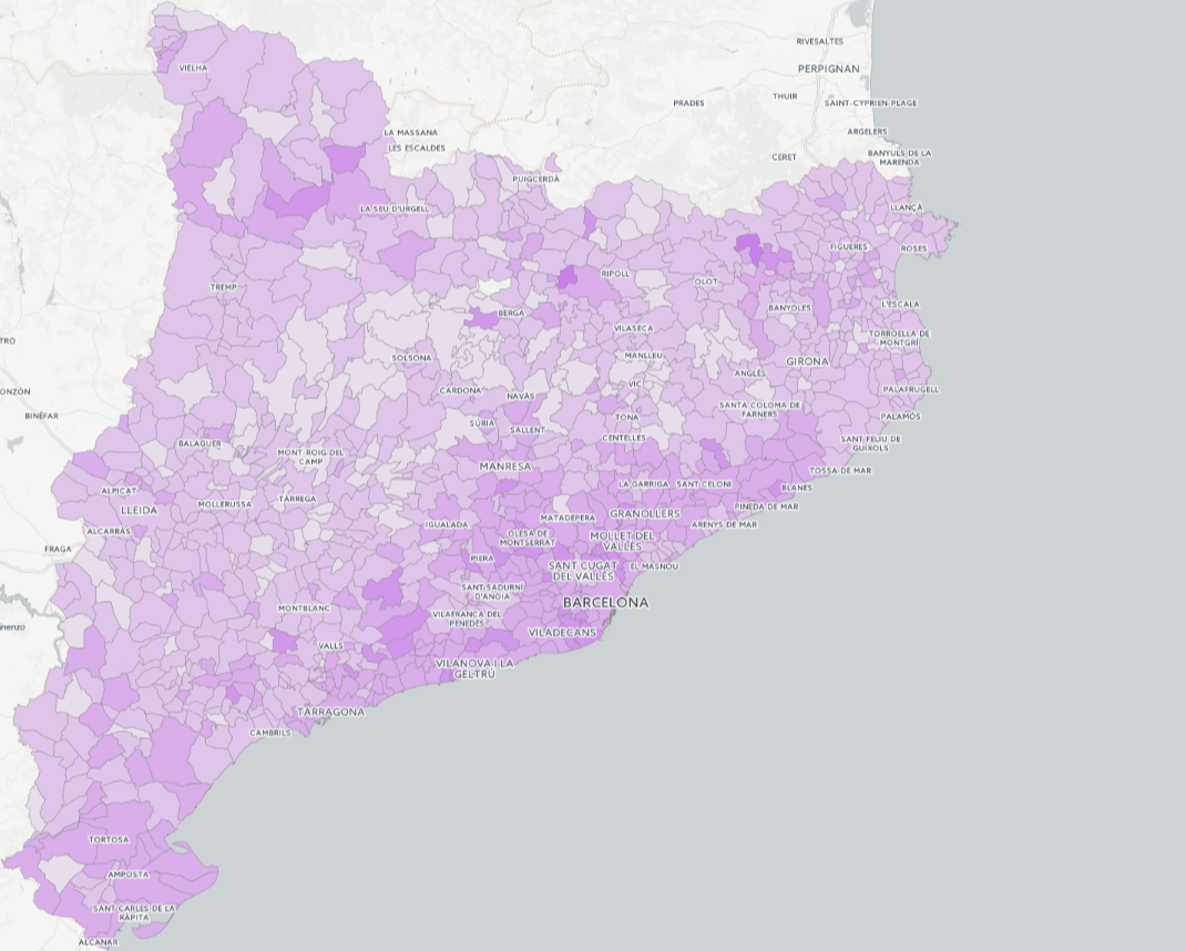 MAPA: El vot del 26-J d'En Comú Podem