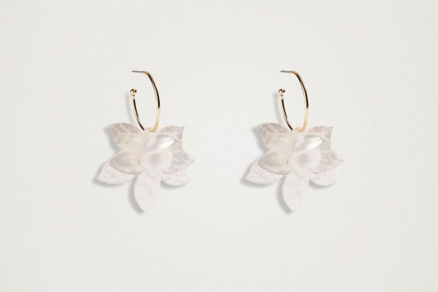 Pendents|Arracades de cèrcol amb flor