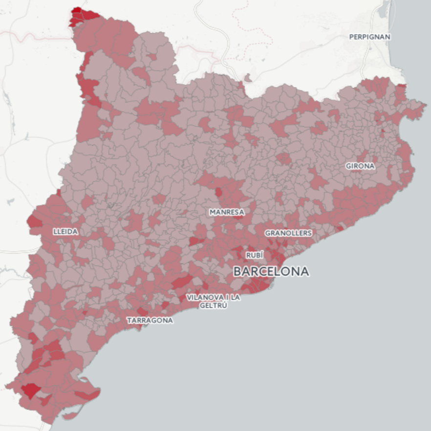 MAPA: El voto del 26-J del PSC