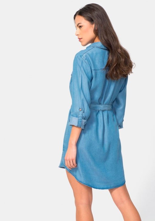 Vestido denim de TEX