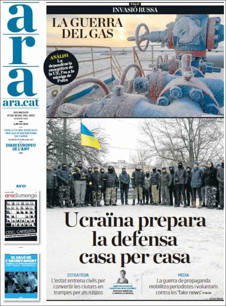 portada ara 13 marzo 2022 portada ara 13 marzo 2022