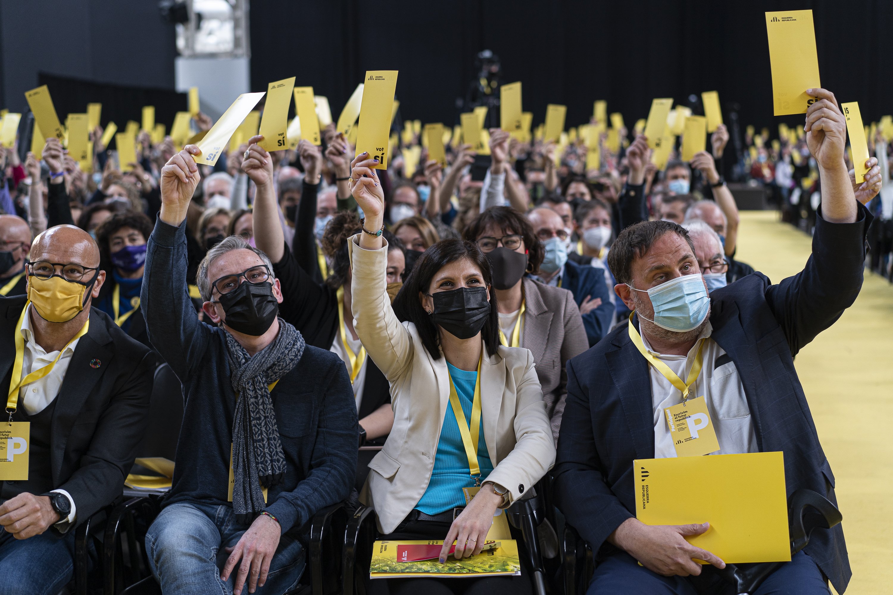 El 97% de las bases de ERC cierra filas con la mesa de diálogo