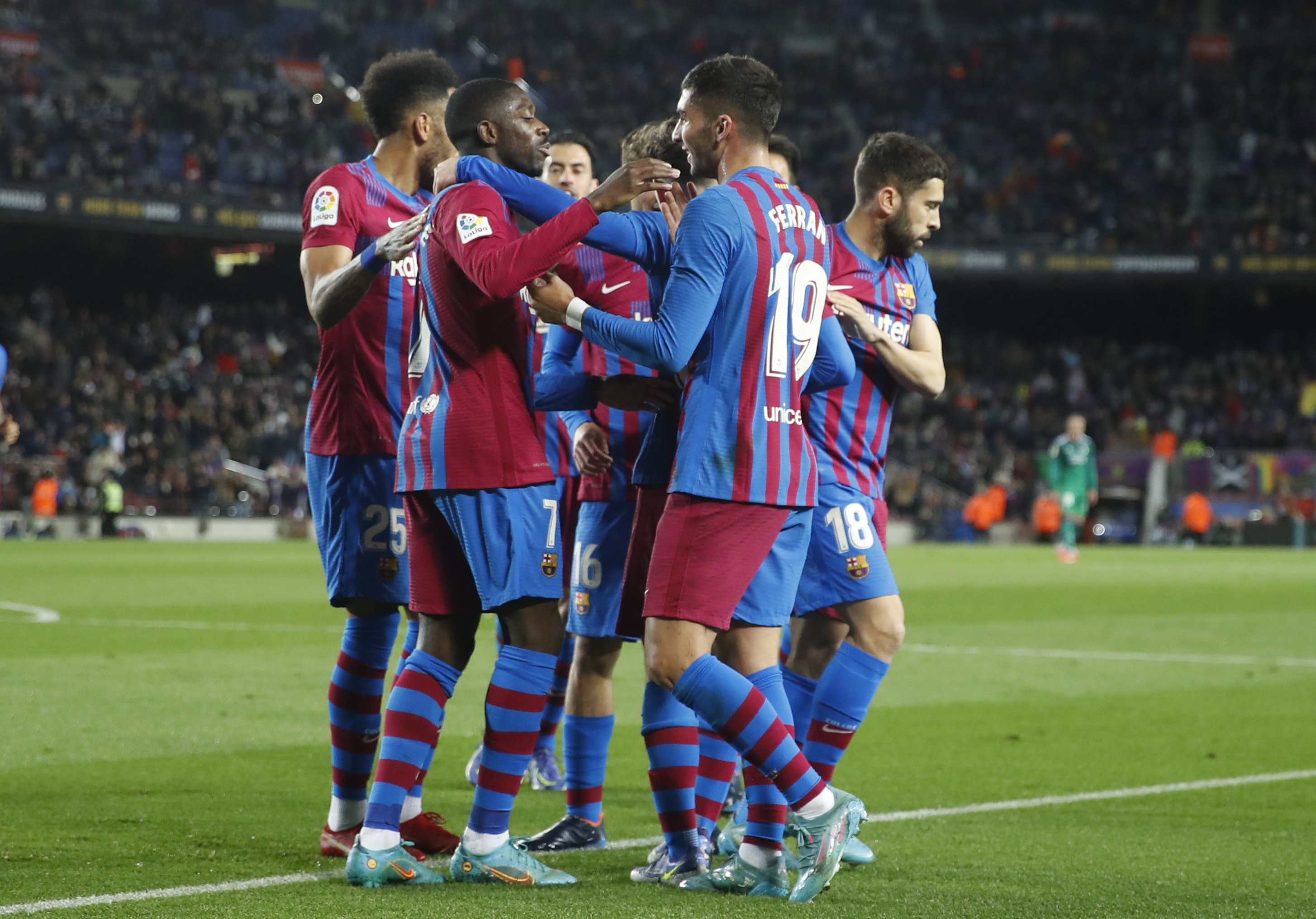 Barca celebracion gol EFE