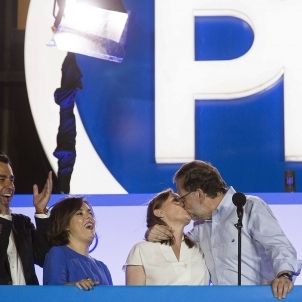RAJOY ELVIRA 26J PP NIT EFE RAJOY ELVIRA 26J PP NIT EFE