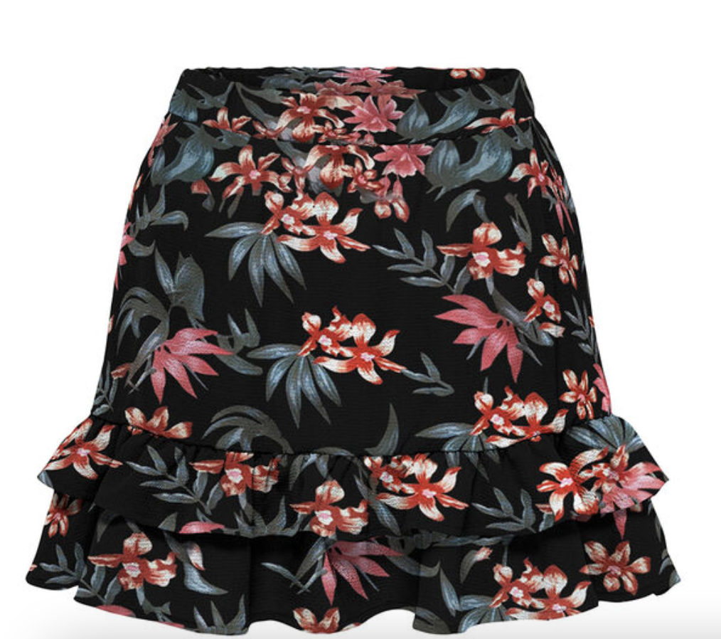 falda estampada 