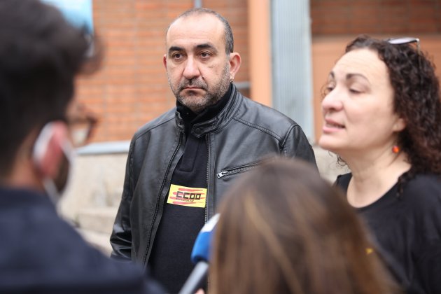 Teresa Esperabé y Javier Pacheco huelga educación Sergi Alcàzar