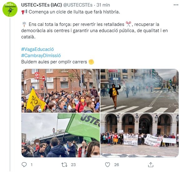 TUIT USTEC huelga educación