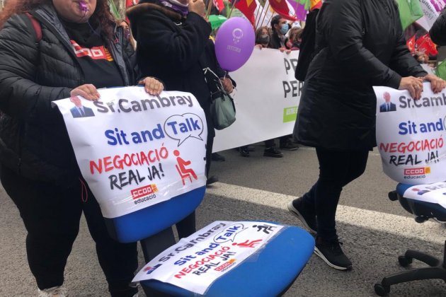 huelga educacion manifestacion Abel Degà