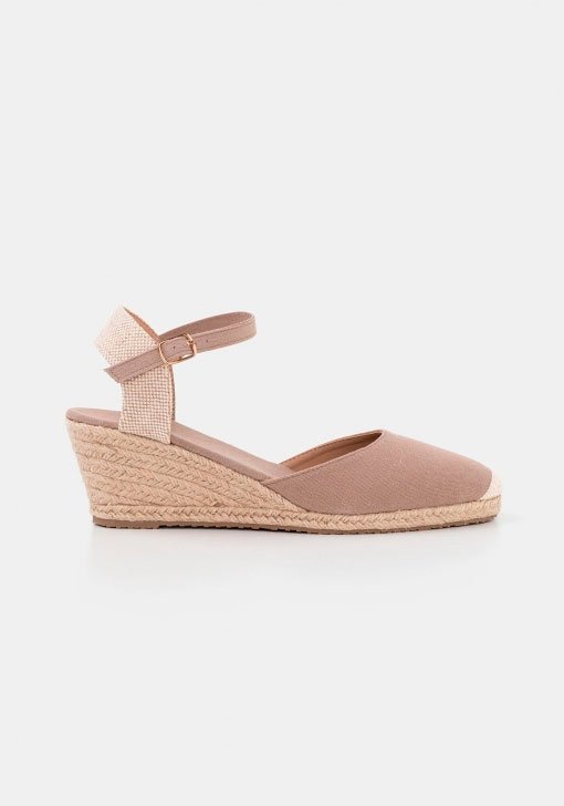 Sandalias de yute con cuña TEX