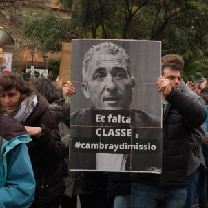 manifestación huelga profesores educacion cambray carlos baglietto